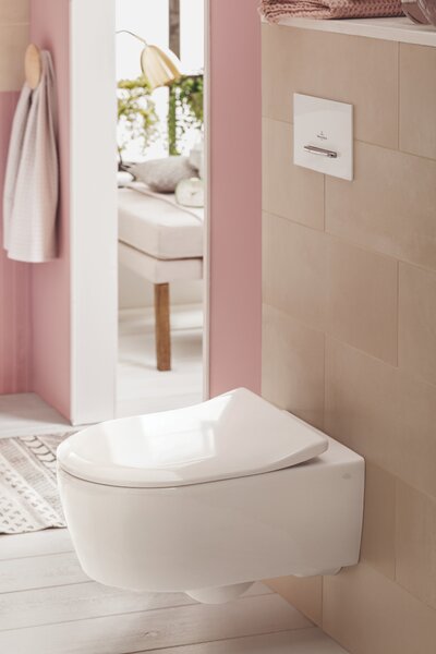Villeroy & Boch Avento set combi-pack cu tablă agăţat fără margine alb 5656RS01