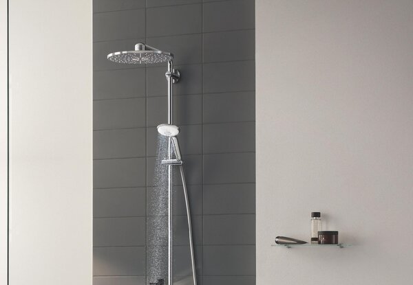 Grohe Euphoria set de duș perete cu termostat cu duș de ploaie StarLight Chrome 26507000