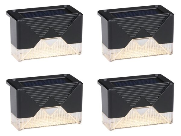 Grundig - Set 4x LED lampă solară de perete LED/1,2V 600mAh IP44