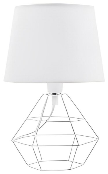 Abajur de rezervă pentru lampă de masă DIAMOND E27 alb