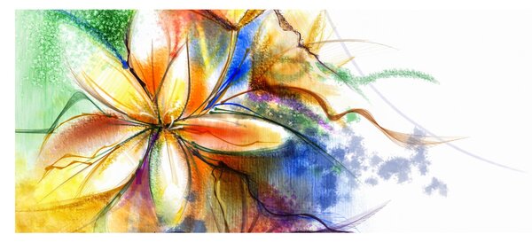 Tablou - Floare (120x50 cm)