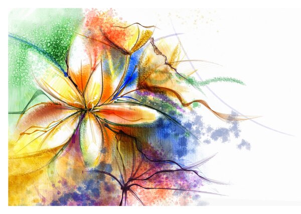 Tablou - Floare (90x60 cm)