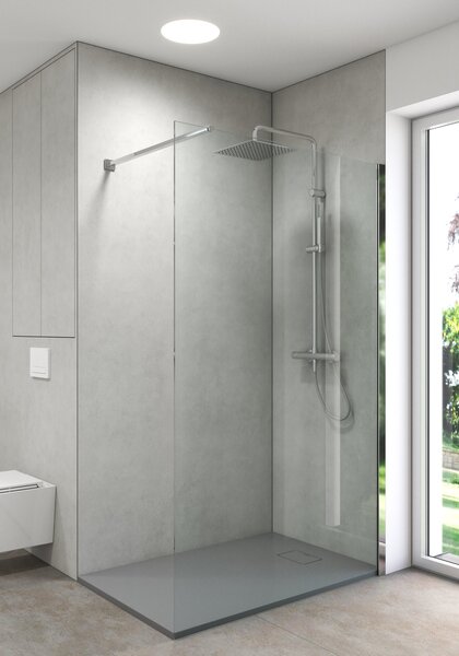 Oltens Boran set de duș perete cu termostat cu duș de ploaie crom 36503100