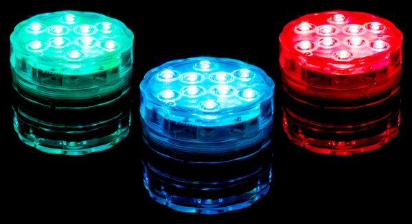 Corp de iluminat LED dimabil pentru piscină LED/3xAAA IP68 + telecomandă