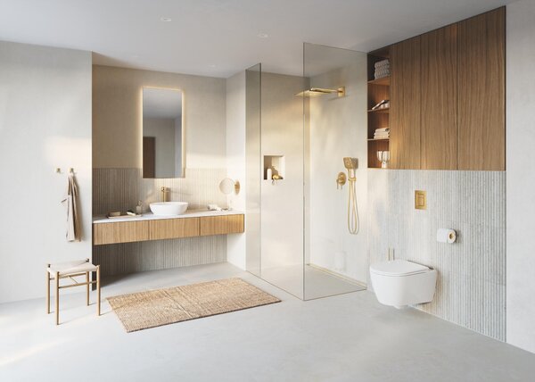 Grohe Lineare baterie lavoar stativ Brushed Cool Sunrise 23405GN1