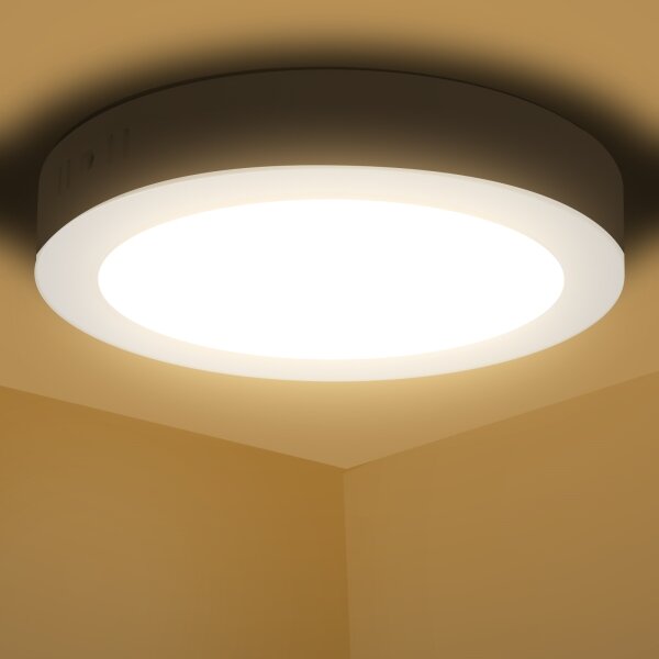 Plafonieră LED Aigostar LED/12W/230V d. 17,4 cm 3000K alb