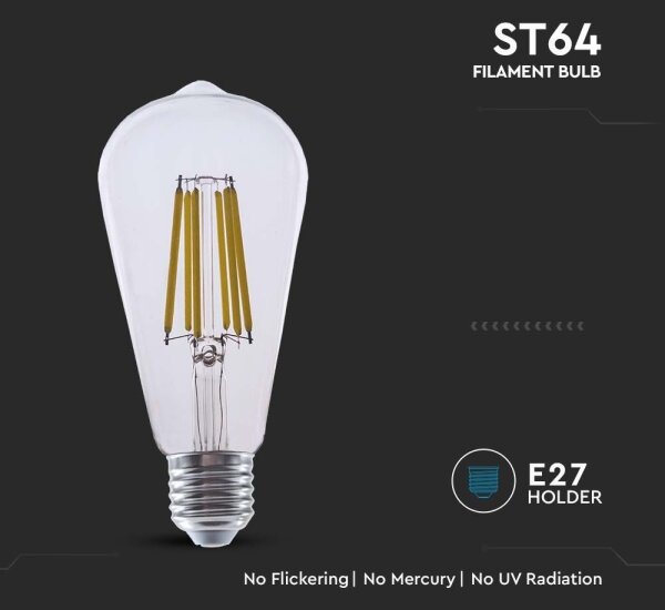 Bec LED Nordlux FILAMENT ST64 E27/4W/230V 3000K
