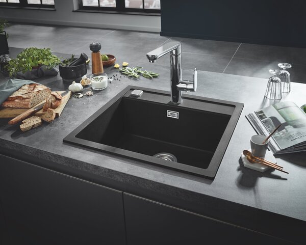Grohe K700 chiuvetă din granit 56x51 cm negru 31651AP0