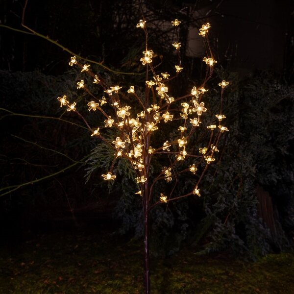 Corp de iluminat LED RGBW TREE LED/0,1W/1,2V 600 mAh IP44 maro