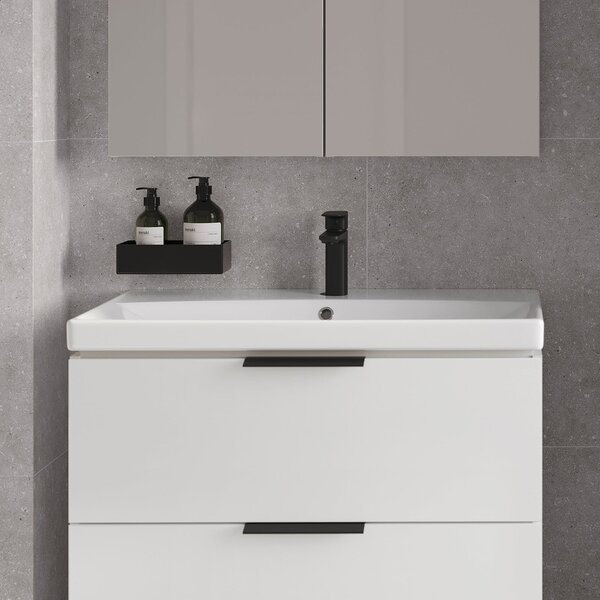 Cersanit City lavoar 50.5x40 cm dreptunghiular mobilier alb luciu K35-005