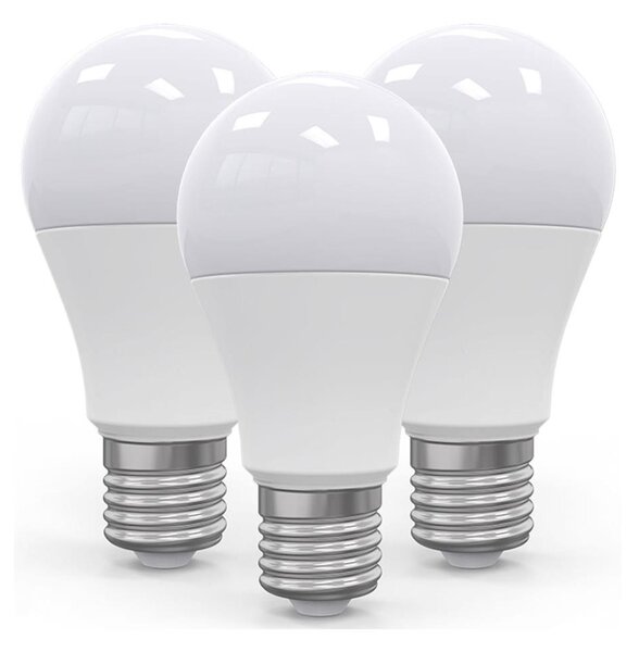 SET 3x bec LED E27/12W/230V 2800K