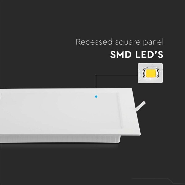 Corp de iluminat LED încastrat LED/12W/230V 6500K