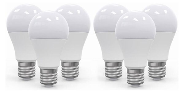 SET 6x bec LED E27/10W/230V 2800K