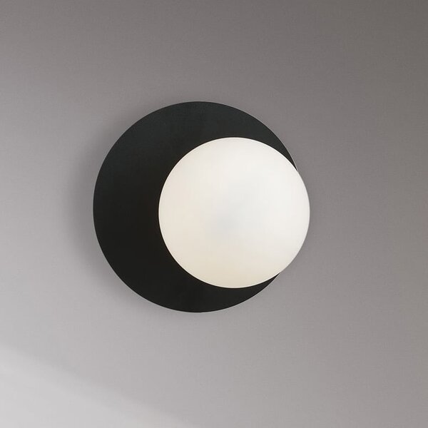 Emibig Oslo K1 lampă de perete 1x10 W alb-negru 1187/K1