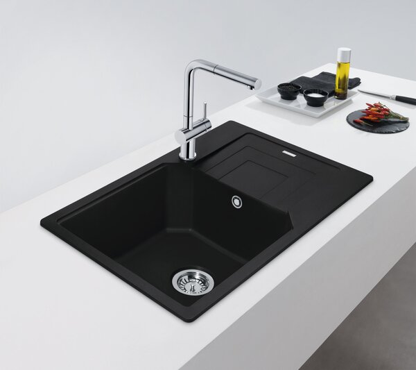 Franke Urban chiuvetă din granit 62x50 cm gri/grafit/onix 114.0687.263