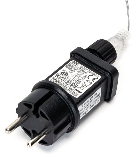 Aigostar - Ghirlandă LED de exterior pentru Crăciun, 150 LED/8 funcții, 18m, IP44, alb cald