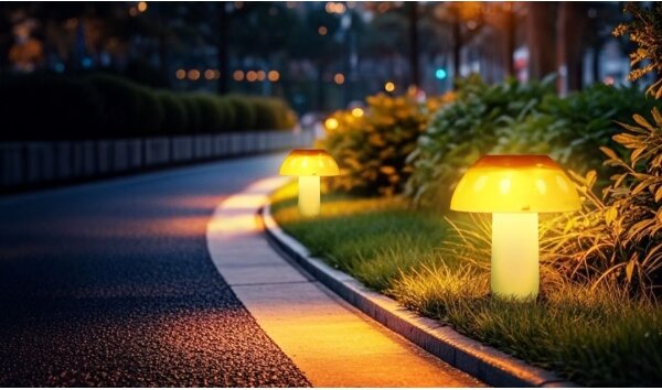Corp de iluminat LED solar Aigostar LED/0,024W/1,2V 200 mAh 2700K IP44