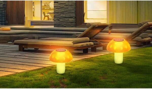 Corp de iluminat LED solar Aigostar LED/0,024W/1,2V 200 mAh 2700K IP44
