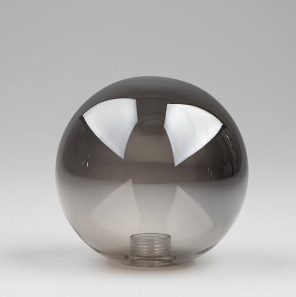 Abajur de rezervă din sticlă pentru lustră, aplică și lampă Brilagi MISTEL, MILLA d. 12 cm fumuriu