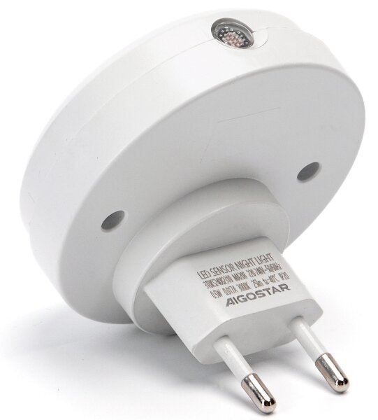 Corp de iluminat LED de veghe cu senzor Aigostar LED/0,5W/230V 3000K