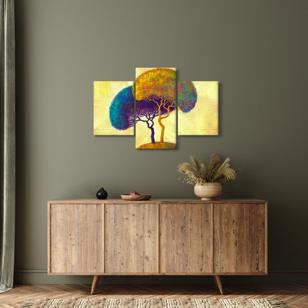 Tablou - Copaci în deal (90x60 cm)