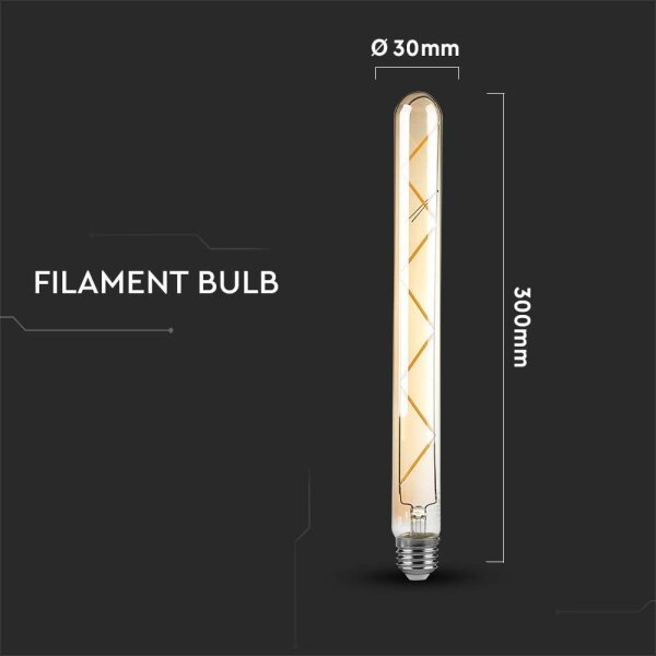 Bec LED FILAMENT T30 E27/7W/230V 2200K
