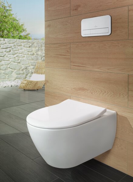 Villeroy & Boch Subway 2.0 vas wc agăţat fără margine alb 5614R001