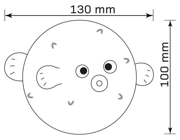 Lampă LED RGBW tactilă dimabilă pentru copii HELA LED/1W/5V USB 1200 mAh roz