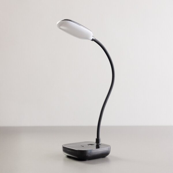 Lampă LED reîncărcabilă de masă Zuma Line 1961-BK LED/7W/1200mAh 3000/4500/6000K negru