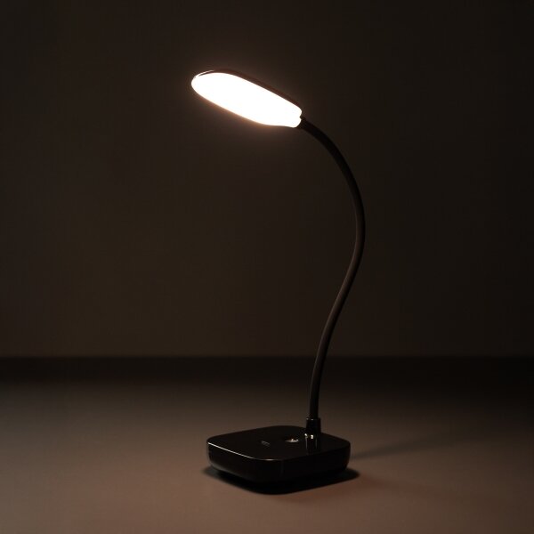 Lampă LED reîncărcabilă de masă Zuma Line 1961-BK LED/7W/1200mAh 3000/4500/6000K negru