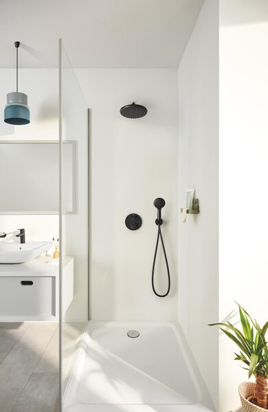 Grohe Vitalio Start set de duș ascuns cu termostat cu duș de ploaie negru 348832430