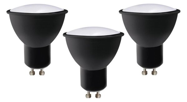 SET 3x bec LED Brilagi ECOLINE GU10/6W/230V 4000K negru