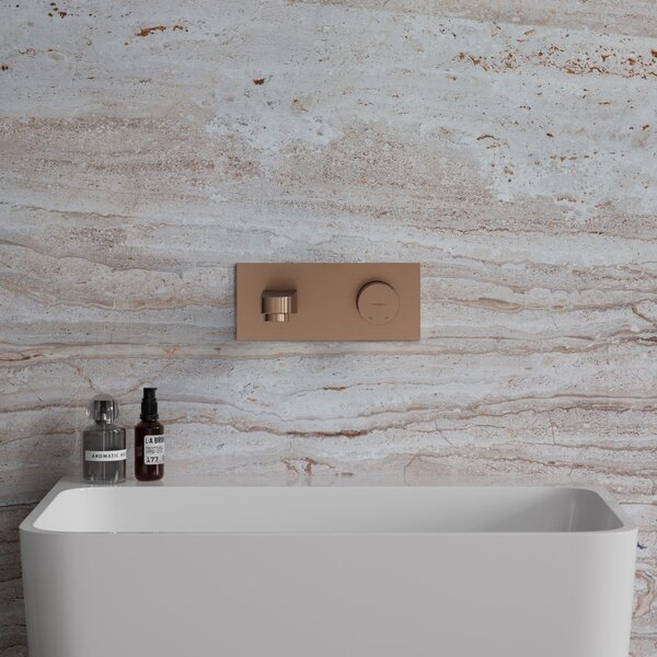 Omnires Contour baterie lavoar ascuns cupru CT8015CPB