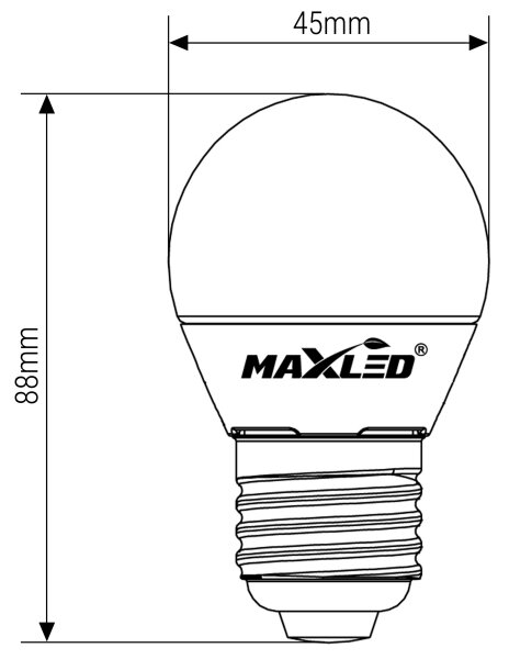 Bec LED G45 E27/8W/230V 4000K
