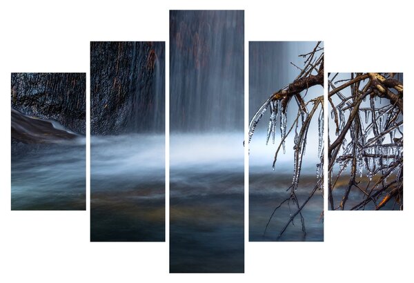 Tablou - Laguna de iarnă (150x105 cm)