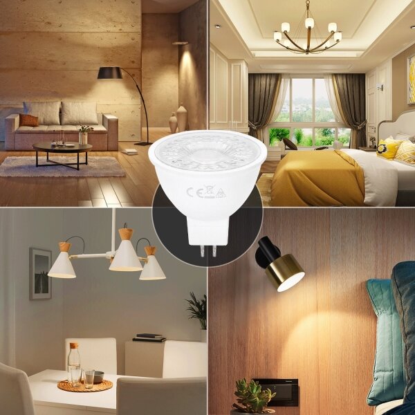 Bec LED Aigostar MR16 GU5,3/6W/12V 3000K