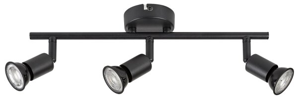 Rabalux 73147 - Spot NORTON 3xGU10/25W/230V negru