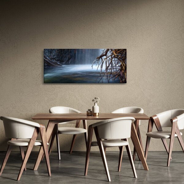 Tablou - Laguna de iarnă (120x50 cm)
