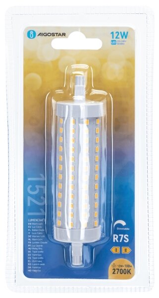 Bec LED dimabil Aigostar R7s/12W/230V 2700K