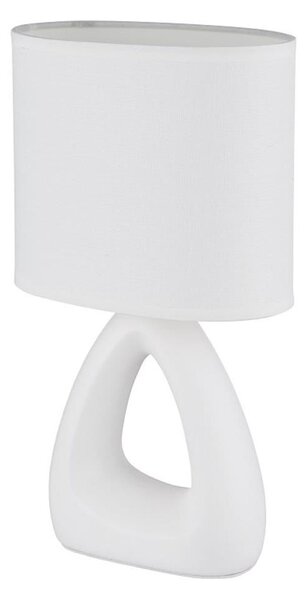 Lampă de masă Globo 21731W TRIANGLE 1xE14/40W/230V alb