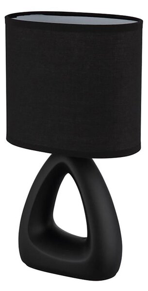 Lampă de masă Globo 21731S TRIANGLE 1xE14/40W/230V negru