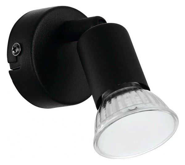 Spot LED de perete Eglo 780457 ESCALERA 1xGU10/2,8W/230V 3000K negru