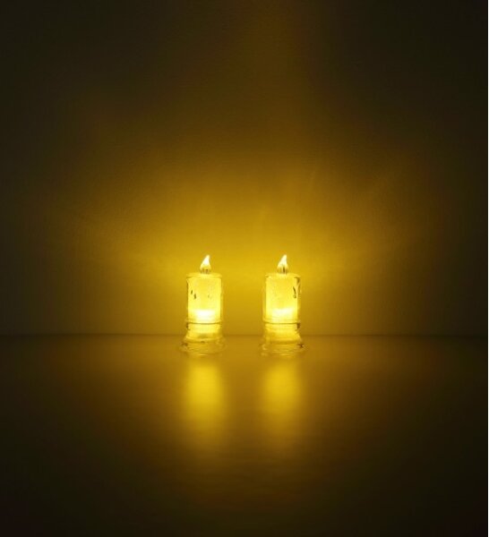 SET 2x lumânare LED Globo 28075-2 CANDLE LED/0,25W/3xLR1130