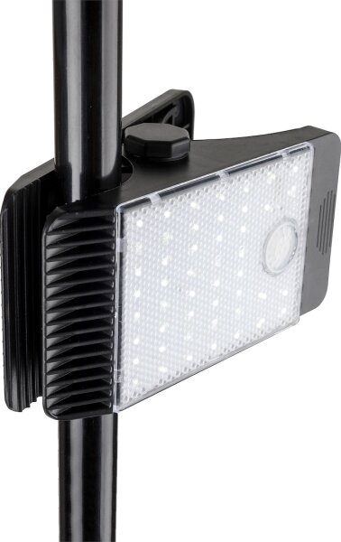 Lumină solară LED cu senzor CLIPS LED/4W/1200 mAh 3,7V IP44 negru