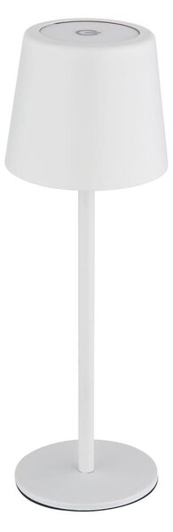 Globo 58482W-LED lampă birou LED 2W/5V 2200mAh IP44 albă, încărcare touch