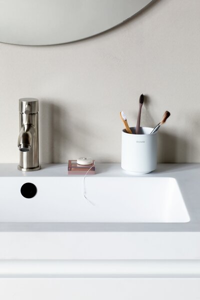Brabantia MindSet cană pentru spălat dinți alb 303265