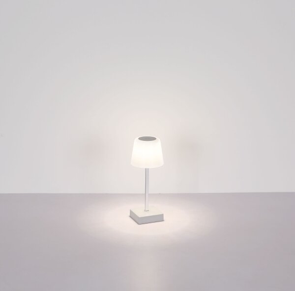 Lampă LED tactilă reîncărcabilă dimabilă de masă Globo 28061W XAYDEN LED/2W/5V 800 mAh alb