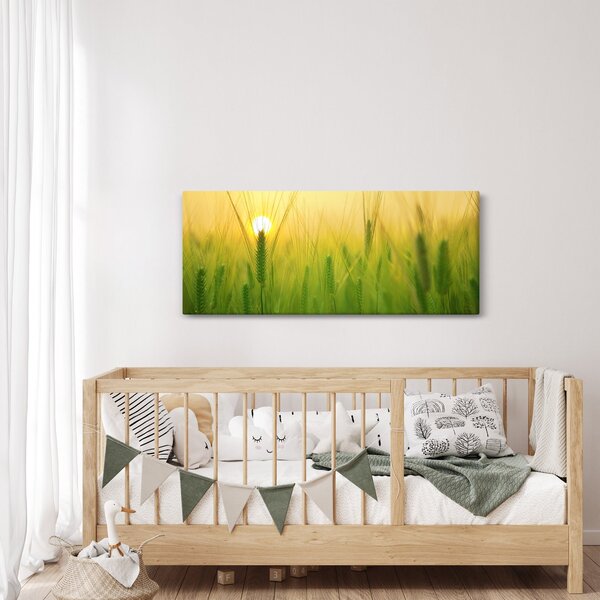 Tablou - Câmp cu cereale (120x50 cm)