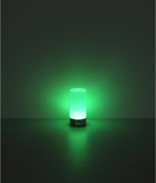 Globo 21040RGB - Lampă de birou LED RGB, încărcabilă, 1,8W/5V, 1500 mAh, crom