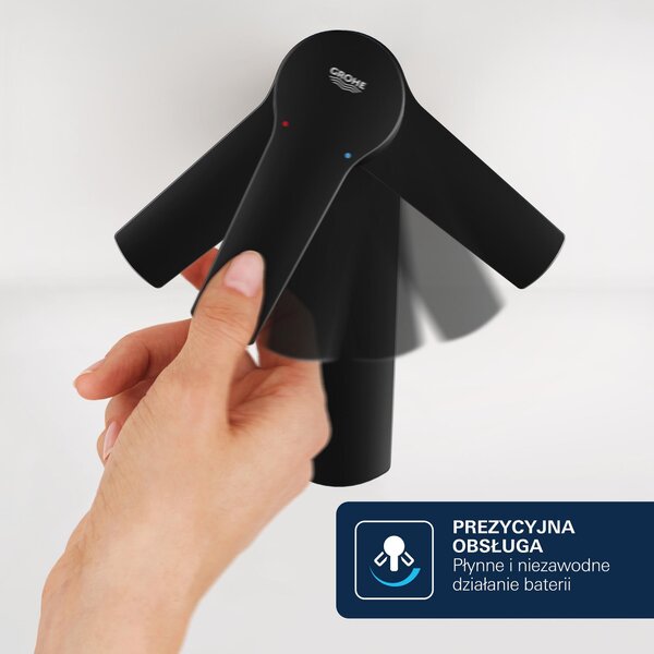 Grohe Get baterie lavoar stativ negru 234542430